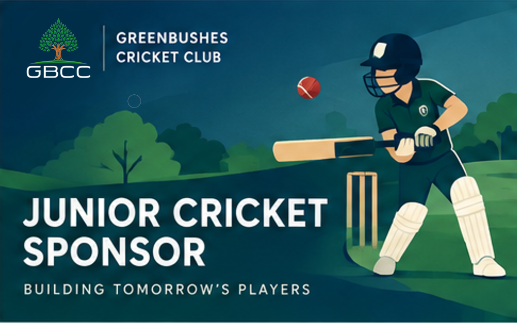Junior Cricket Sponsor